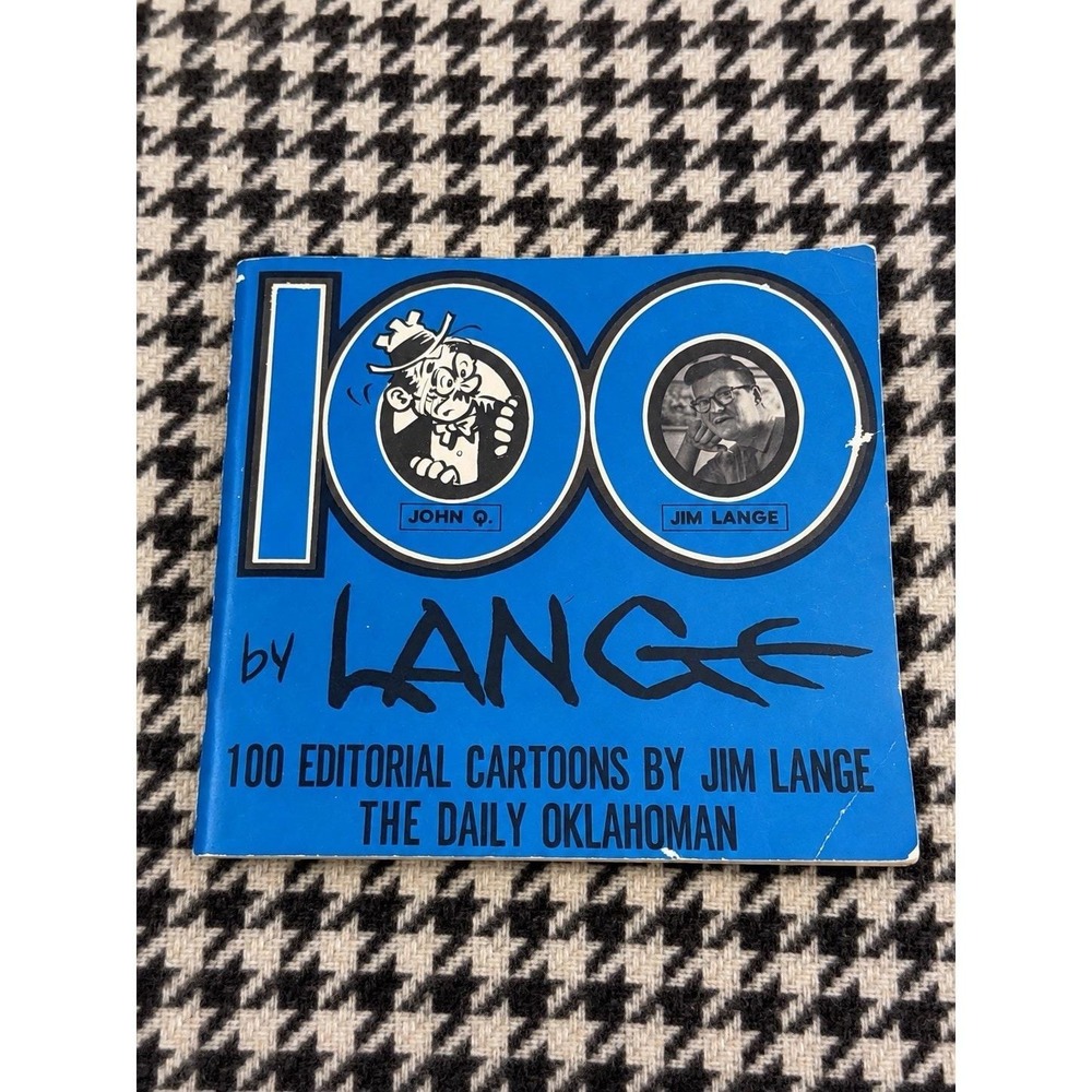 VTG 1963 100 by Lange Jim Lange Editorial Cartoons Daily Oklahoman Oklahoma JFK